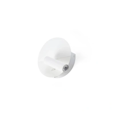 Image of Duas USB C Reading Wall Light Matt White 2700K