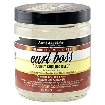 Image of Aunt Jackies Coconut Creme Curl Boss Curling Glee Mousses, 426 g