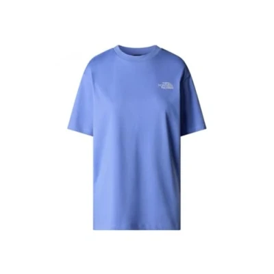 Image of The North Face Essential Oversize TEE Print Tshirt, Women&#039;s, Size: XS, Virtual blue