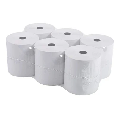 Image of Exacompta Ref 43821E Cash Register Receipt Rolls (Pack of 6 Rolls) 80mm Width x 72m Length , Suitable for Shops, Kiosks, Cafés, Restaurants, Card Payments