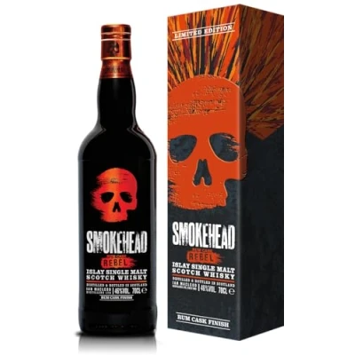 Image of Smokehead Rum Cask Rebel Islay Single Malt Scotch Whisky 70cl