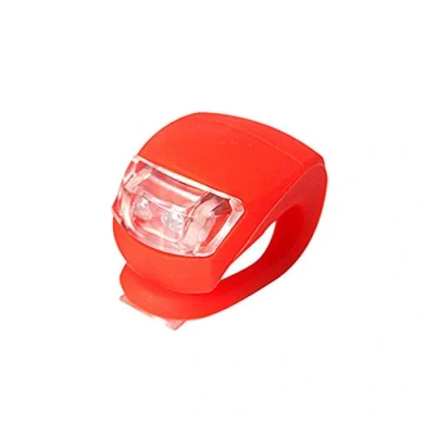 Image of clip on bike lights scooter light up wheels for kids silicone led red,freesize