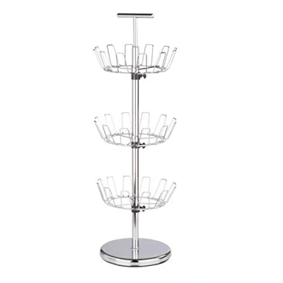 Image of Honey Can Do 3 Tier Chrome Shoe Tree, 25 lbs