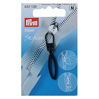 Image of Prym Fashion Zip Puller Loop Black Oxidized, Metal