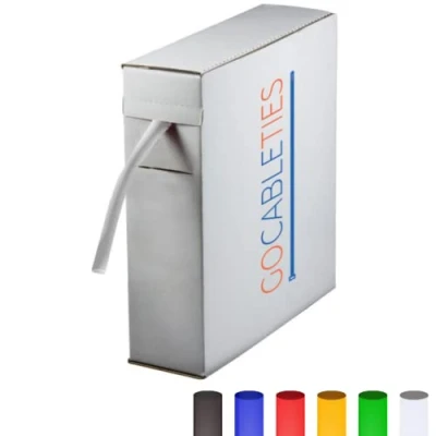 Image of Premium Clear Heat Shrink Tubing Mini Reel, 1.6mm x 12m, 2:1 Ratio, Cable Sleeving by Gocableties