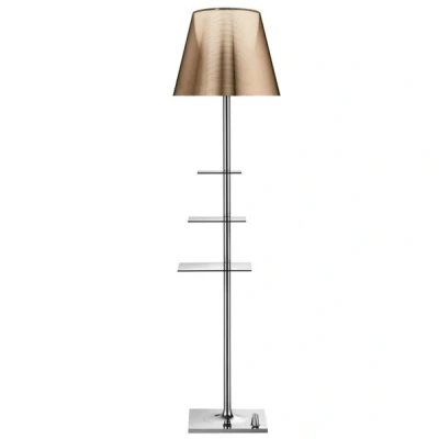 Image of Flos Bibliotheque National Floor Lamp Aluminium Bronze