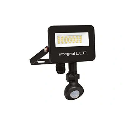 Image of Super Slim 2 Floodlight IP67 2000LM 20W 4000K PIR 120 Non Dimmable 100LM/W Black