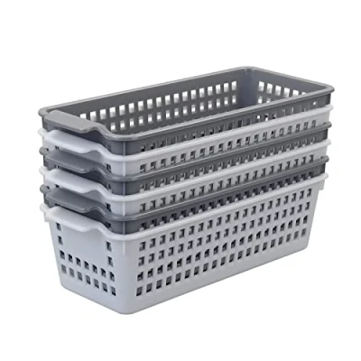 Image of Kiddream 6 Packs Small Plastic Basket, Desktop Storage Basket