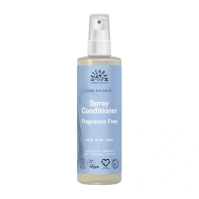 Image of Urtekram Fragrance Free Spray Conditioner Mild Organic Formula 100% Natural Ingredients, Soothing Aloe Vera Extracts, Leave in Conditioner, Sensitive Scalp Care 250ml (Pack of 1)