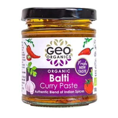 Image of Geo Organics Balti Curry Paste 180 g (Pack of 6)