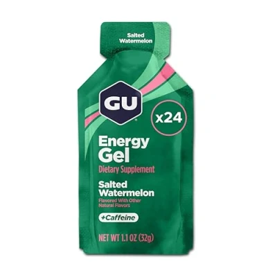 Image of GU Salted Watermelon Flavour Energy Gels Box of 24