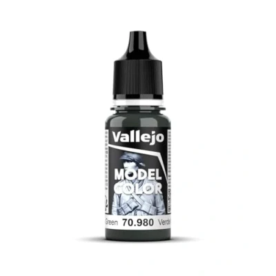 Image of Vallejo Model Color 17 ml Acrylic Paint Black Green