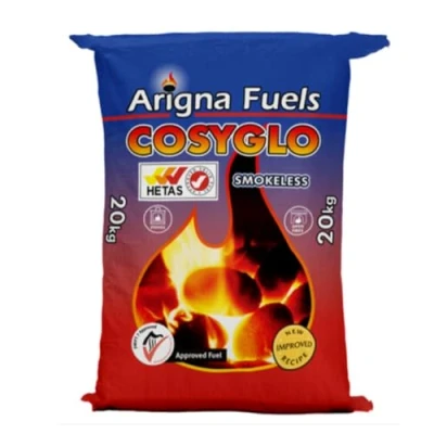 Image of 20kg CosyGlo Smokeless Coal High Heat Output &amp; Low Ash Fuel For Open Fires Multi Purpose Stoves Fire Burner Boilers