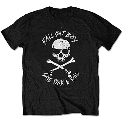 Image of Fall Out Boy Save Rock and Roll Official Tee T Shirt Mens Unisex (Large) Black