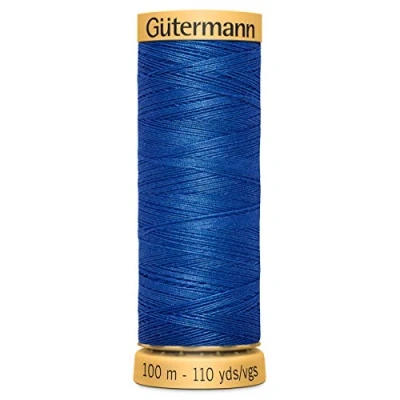 Image of 100% Natural Cotton Thread by Gutermann for Sewing and Quilting 100m Spools Colour Number 7000 1 x Spool