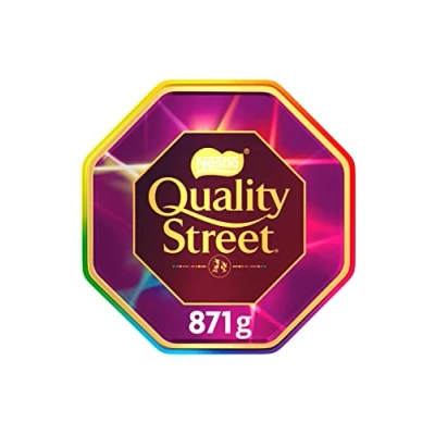 Image of Quality Street Chocolates, Toffees and Cremes Tin, 871 g