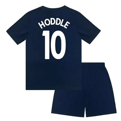 Image of Tottenham Hotspur FC Boys Hoddle 10 Sublimation Short Pyjamas Navy 12 13 Years