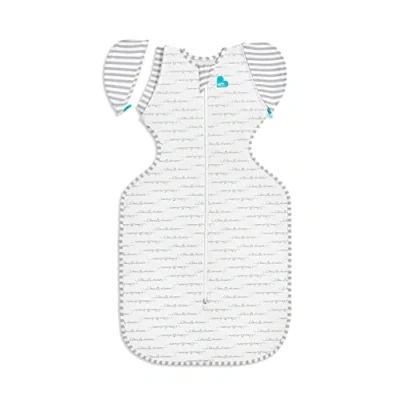 Image of Love To Dream Swaddle Up Transition Bag, Large 8.5 11 kg, White Dreamer, Snug Fit, Zip Off Wings, 1.0 Tog Suitable for Moderate Temps (20 24C), Machine Washable &amp; Double Easy Nappy Change