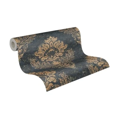 Image of Baroque Wallpaper Metropolitan Stories 2 A.S. Création Non Woven 10.05 m x 0.53 Beige Blue Brown Made in Germany 379012 37901