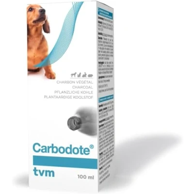 Image of TVM Carbodote Liquid Double Pack 2 x 100 ml Supplementary Feed for Dogs, Cats, Rodents and Birds Can be Supportive in the Adsorption of Toxins Intestine