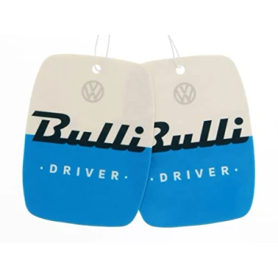 Image of BRISA VW Collection Volkswagen Air Freshener, Room Deodorizer for Cars T1 Bus Campervan Motif (Fresh/Blue/Set of 2)