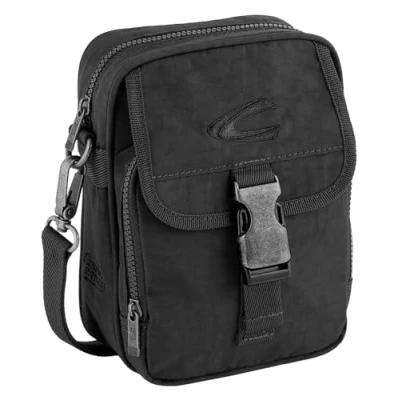 Image of camel active Umhängetasche klein; B00 Journey Messenger Bag, 22 cm, Black (Schwarz)