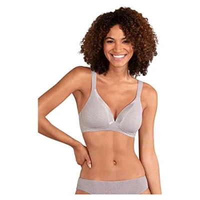 Image of Naturana Women&#039;s Non Wired Padded Bra 5747 Taupe Grey 40C