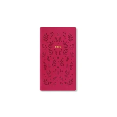 Image of Letts of London Woodland Medium Pocket week to view 2025 diary pink