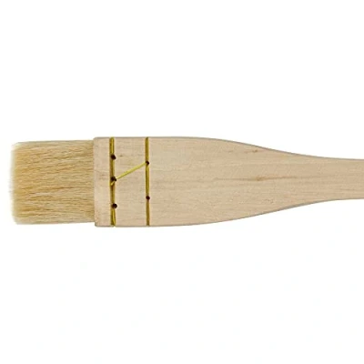 Image of Jackson&#039;s : Artist Hake White Goat Hair Brush Flat 1.25in (30mm)