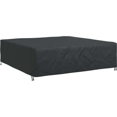 Image of vidaXL Outdoor Furniture Cover Black 260 x 90 cm 600D