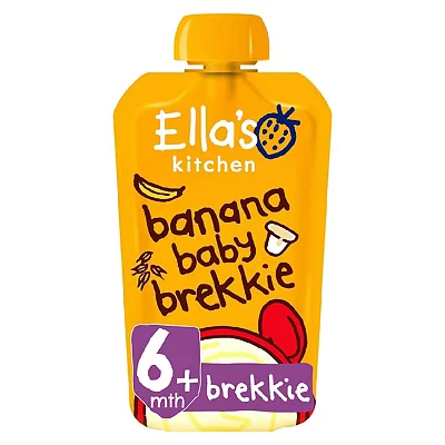 Image of Ellas Kitchen Baby Brekkie Banana 100g x 2 (Pack of 2)