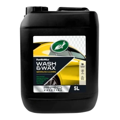 Image of Turtle Wax Pro Valeting Range Wash (Waterless &amp; Wax, 5L)