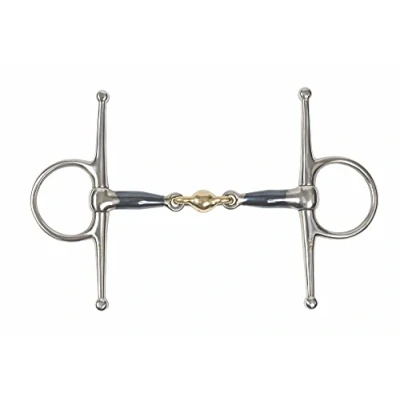 Image of Shires Blue Sweet Iron Full Cheek With Lozenge Horse Bit UK 5 1/2&quot;, Bluee