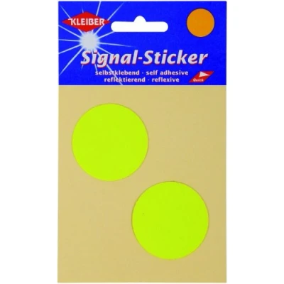 Image of Kleiber Luminous Circles Reflective Stickers, Yellow