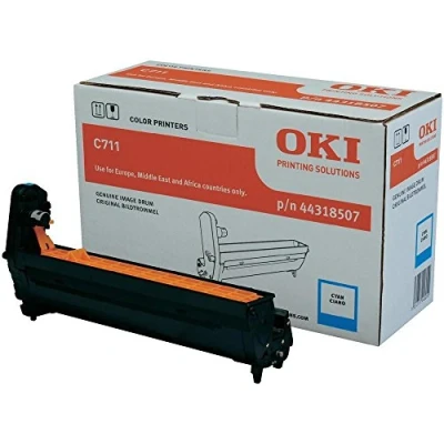 Image of OKI C711 Laser Drum Unit Page Life 20000pp Cyan Ref 44318507