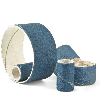 Image of 5x York Abrasives Gold 45X30MM Zirconium Spiral Bands P36