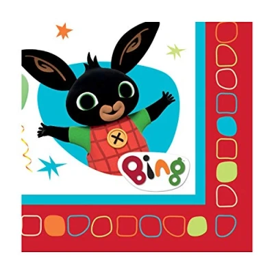 Image of amscan 9901517 Child Official Licensed Bing Luncheon Napkins 33cm Party Supplies