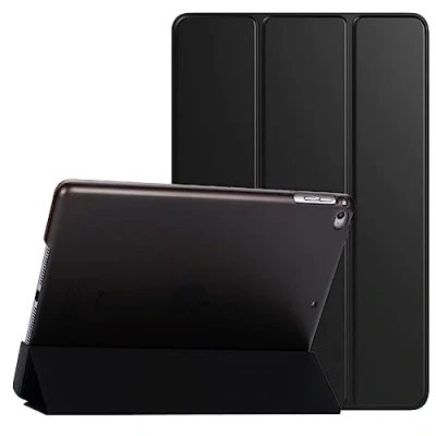 Image of Smart Magnetic Case Fit iPad 9.7 Inch (6th Generation 2018) (5th 2017) A1893/A1954 A1822/A1823 Slim Lightweight Shell Stand Cover Auto Wake/Sleep (Black)