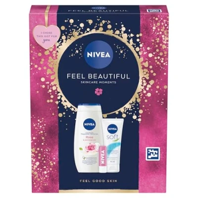 Image of Nivea Feel Beautiful Skincare Gift Set