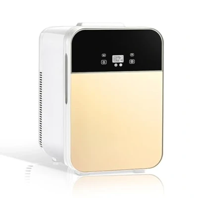 Image of Yajuer Modern Small Refrigerator, Compact Adjustable Single Mini Fridge Perfect For Dorm Apartment Office RV Garage Living Room(Size:12L)