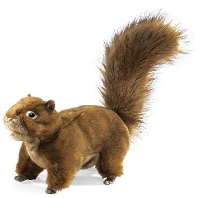 Image of Folkmanis Squirrel Hand Puppet (Red)