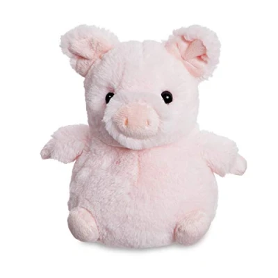 Image of Aurora, 61401, Freesia Pig 7In, Soft Toy, Pink