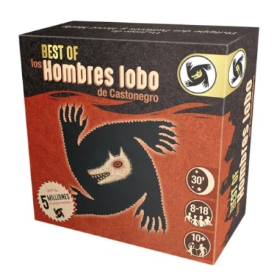Image of Asmodee The Werewolves of Millers Hollow Best Spanish (LOB06ES), Assorted Colour/Model