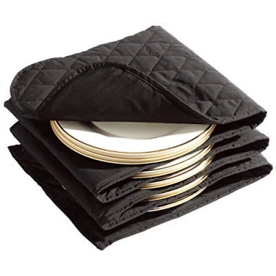 Image of Daewoo 200W Electric Plate Warmer, Double Insulated Sleeve quickly Heats up to 12 Full Size Dinner Plates, Overheat Protection Function, Ideal for Parties, Christmas Etc Black