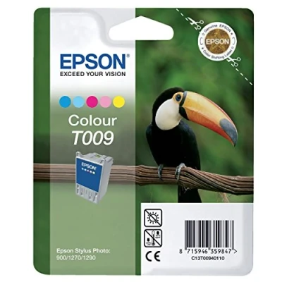 Image of Epson Stylus Colour Ink Cartridge T009, for Photo 900/1270/1290, Genuine, Amazon Dash Replenishment Ready