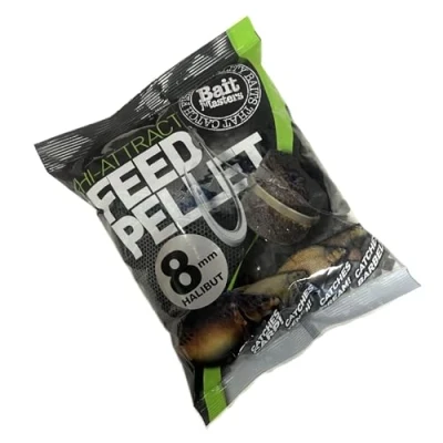 Image of Bait Masters Feed Pellets Halibut 8mm 500g Fishing