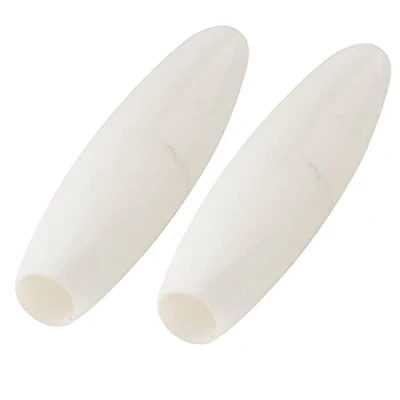 Image of Musiclily Pro Inch Size Plastic Tremolo Arm Tips for USA Strat Style Guitar, White(2 Pieces)