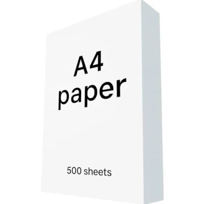 Image of U&amp;H Basic Multi Purpose Copy Printer Paper, A4 75gsm, 1 Ream (500 Sheets), White