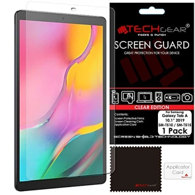 Image of TECHGEAR Screen Protector for Samsung Galaxy Tab A 10.1&quot; 2019 (SM T510 / SM T515), Ultra CLEAR Guard Cover