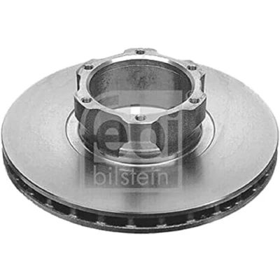 Image of 6684210212, A6684210212 Brake disc FEBI BILSTEIN 09678 Front Axle 324mm 30mm 6 Hole 140mm internally vented Coated MERCEDES BENZ: Vario Minibus